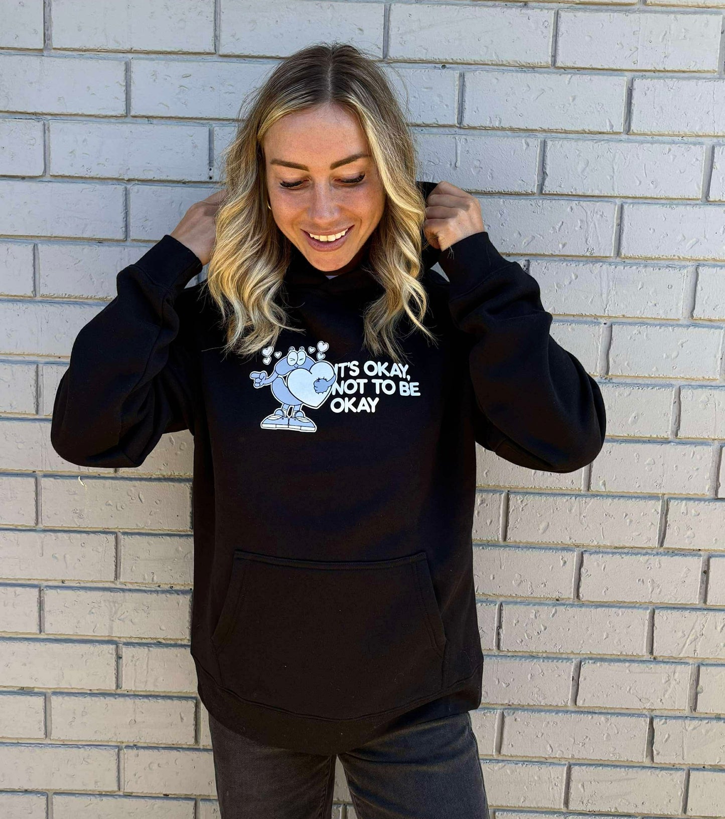 You Are Worthy Hoody - Unisex Black