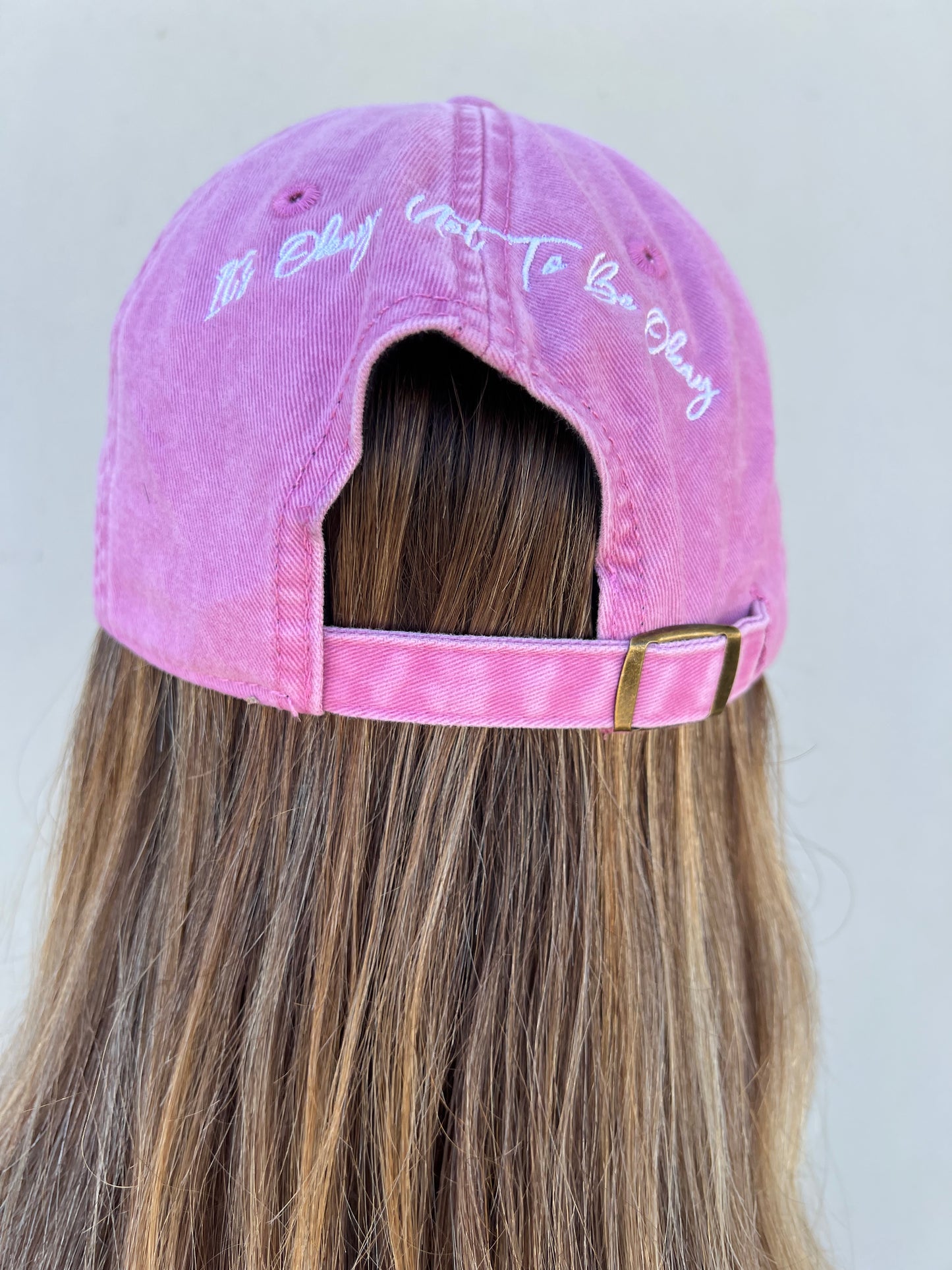 Pink Stonewash Cap