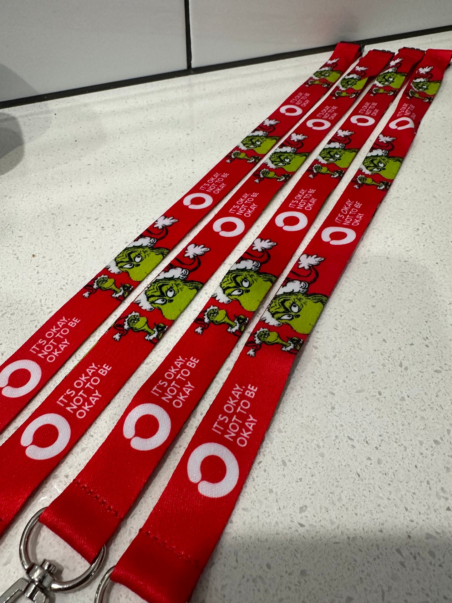 SALE! Grinch Lanyard with Safety Clip