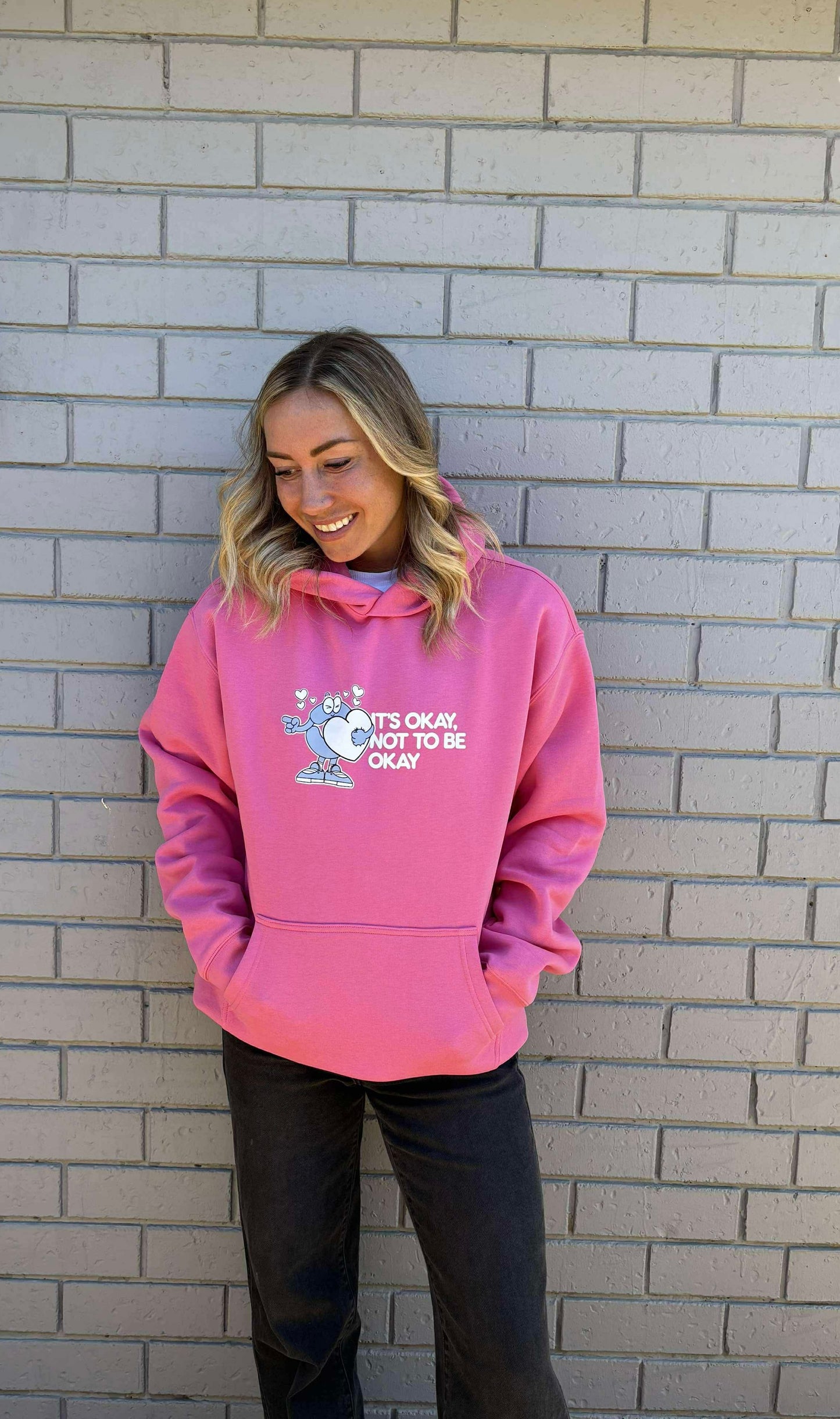 You Are Worthy Hoody - Unisex Pink