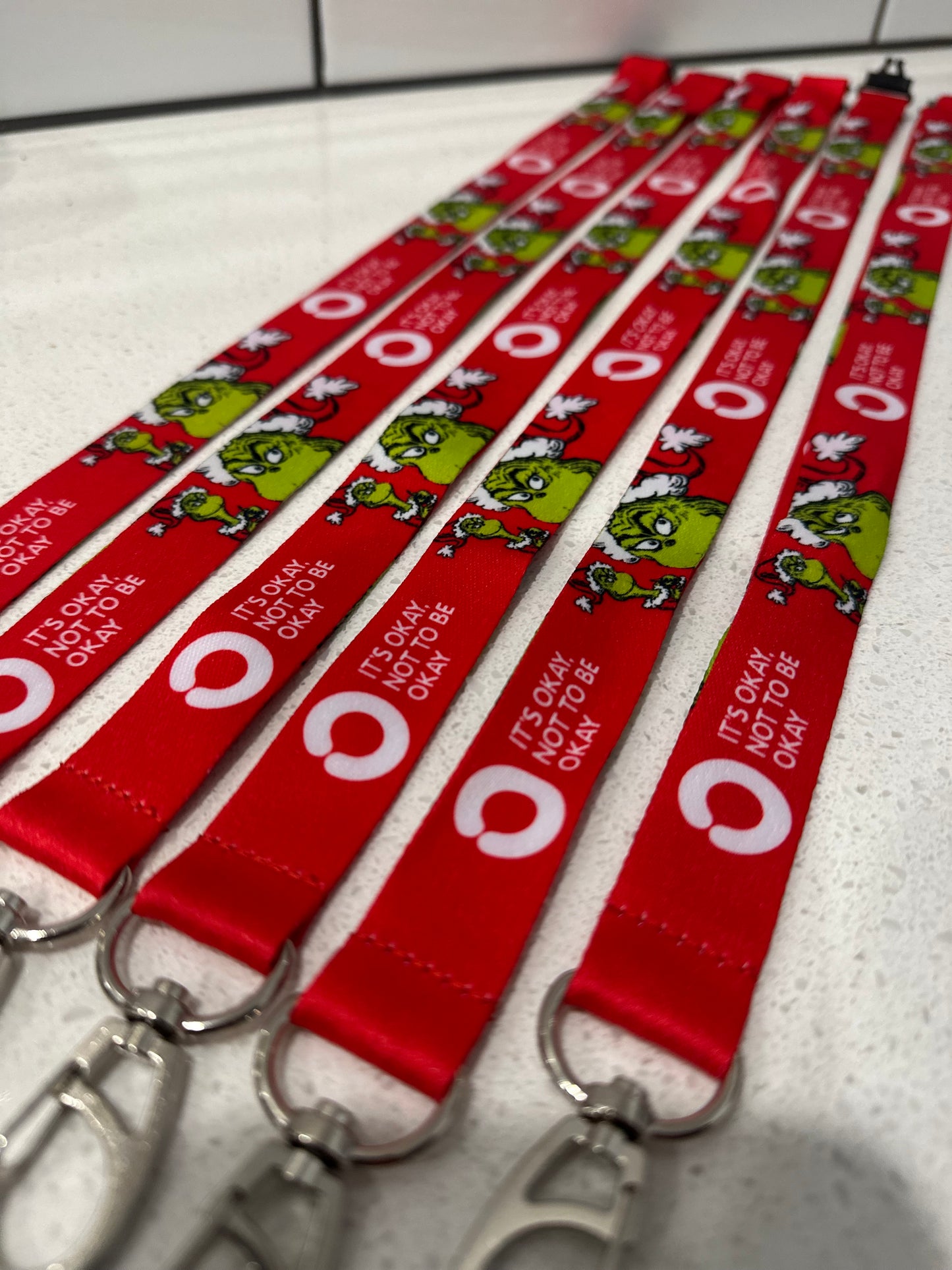 SALE! Grinch Lanyard with Safety Clip