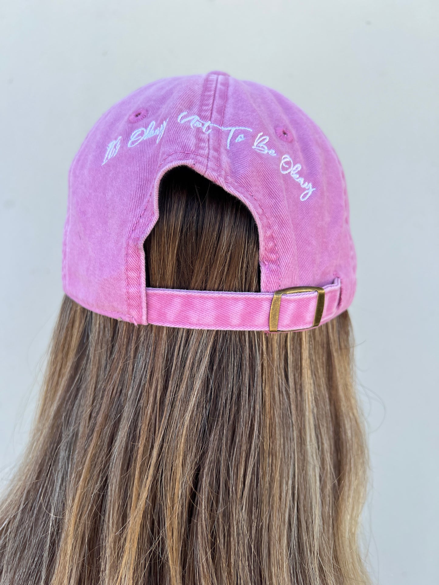 Pink Stonewash Cap