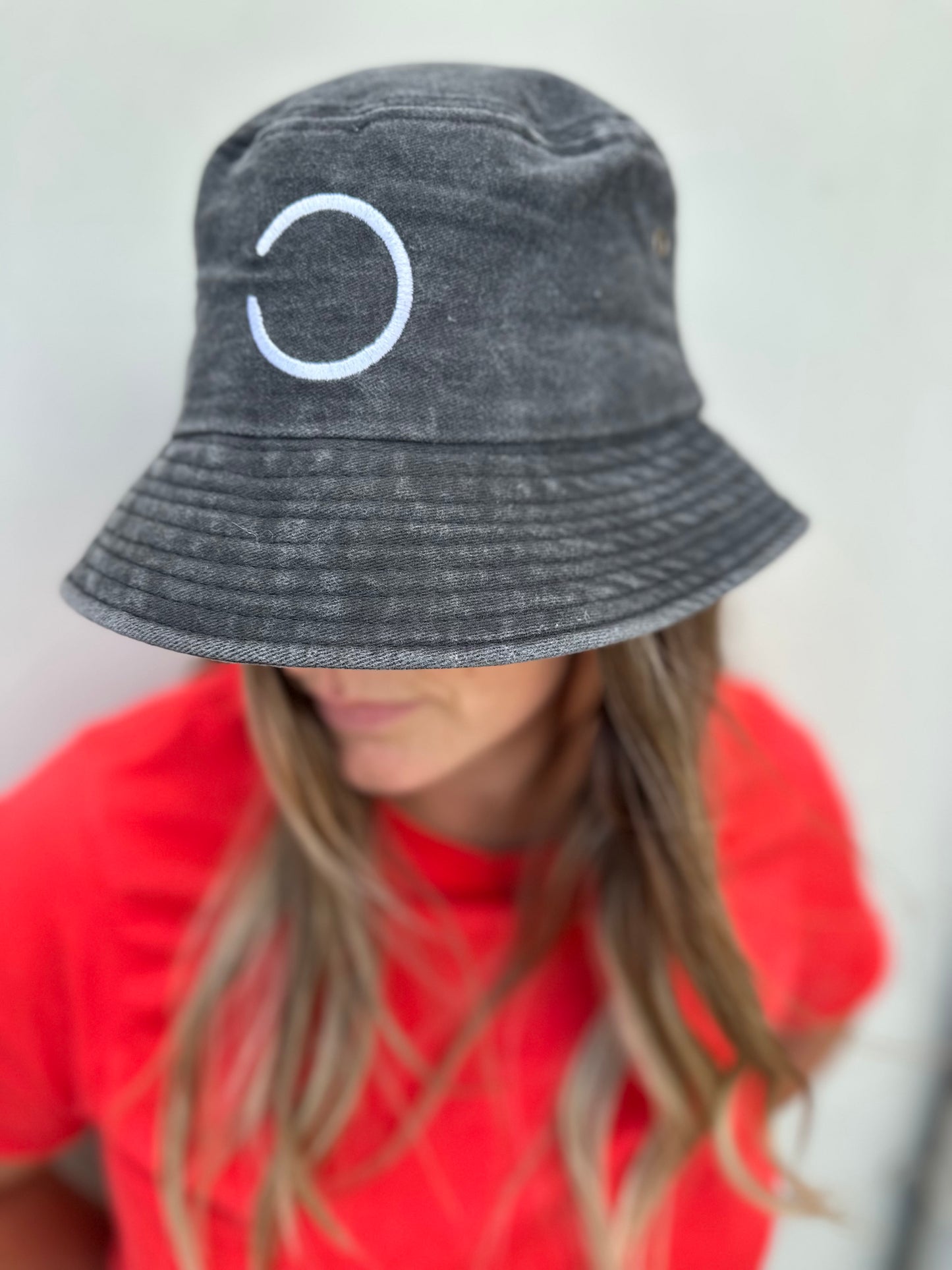 Black Washed Chino Bucket Hat