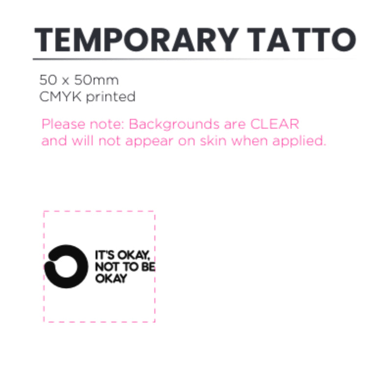 10 Pack Temporary Tattoo