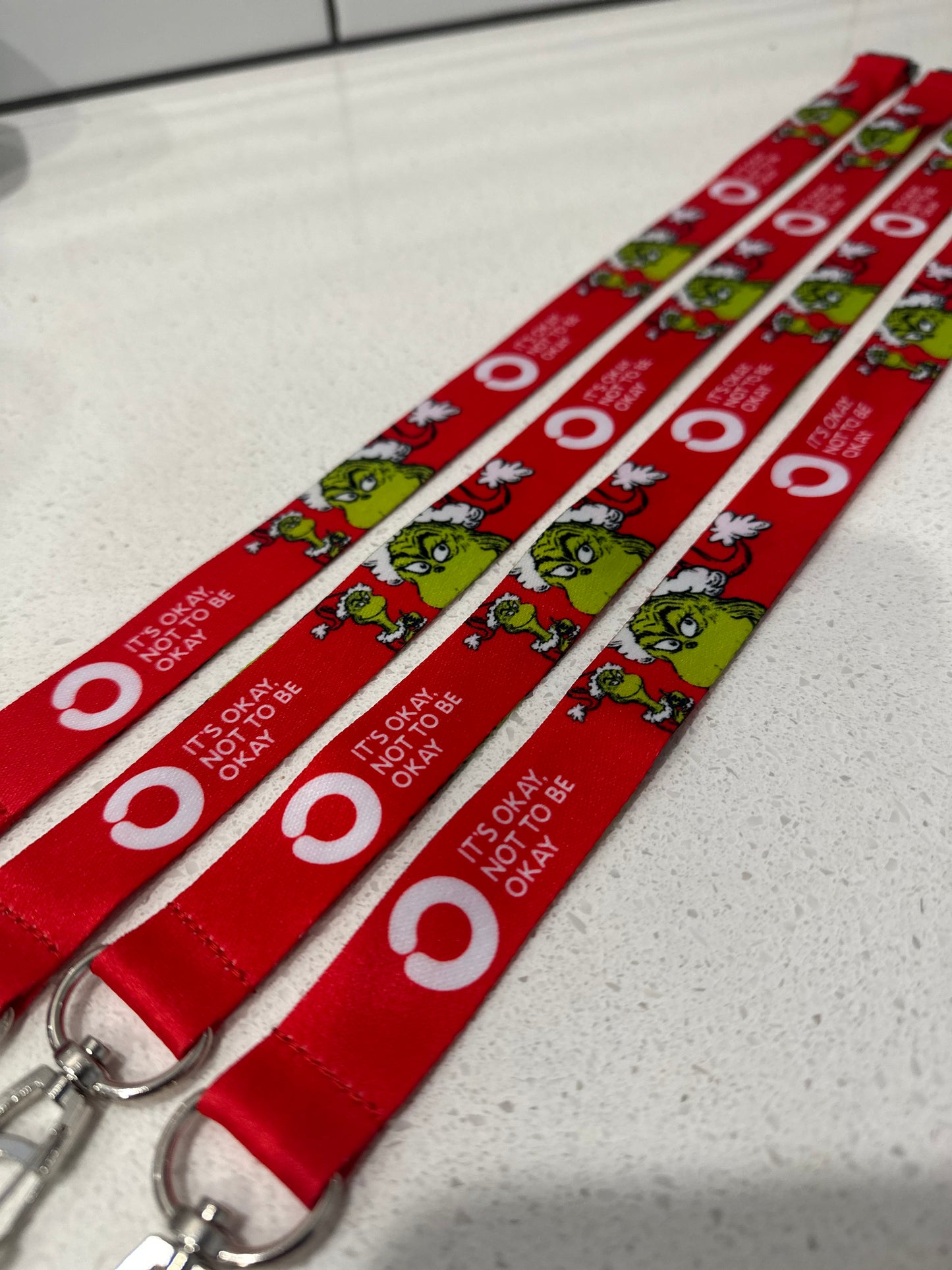 SALE! Grinch Lanyard with Safety Clip