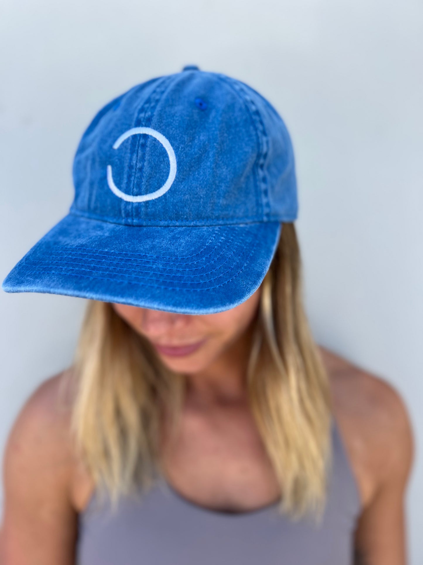 Blue Stonewash Cap