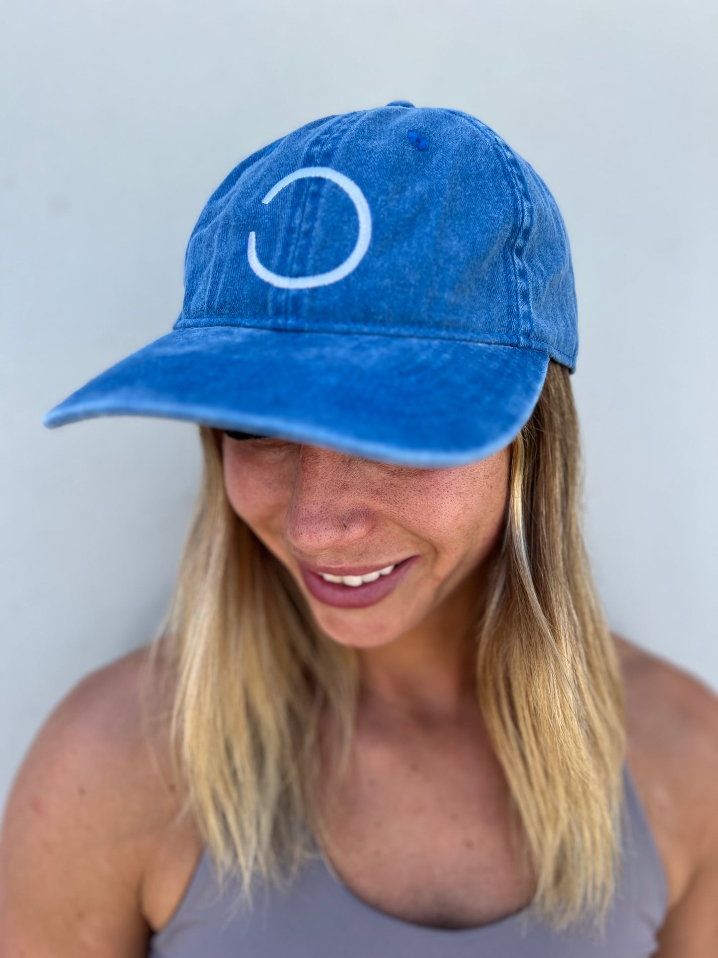 Blue Stonewash Cap