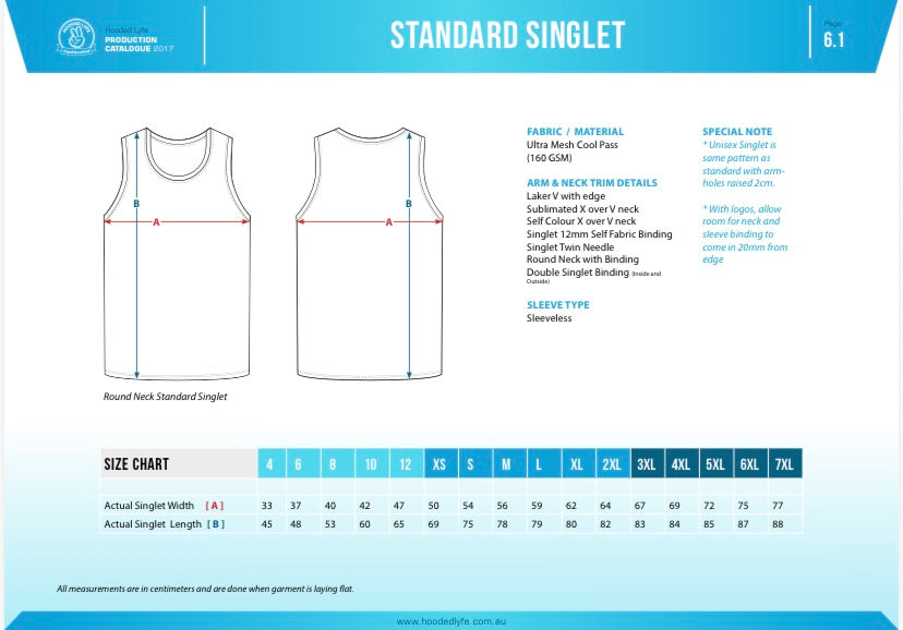 Unisex Training Singlet Home Grown