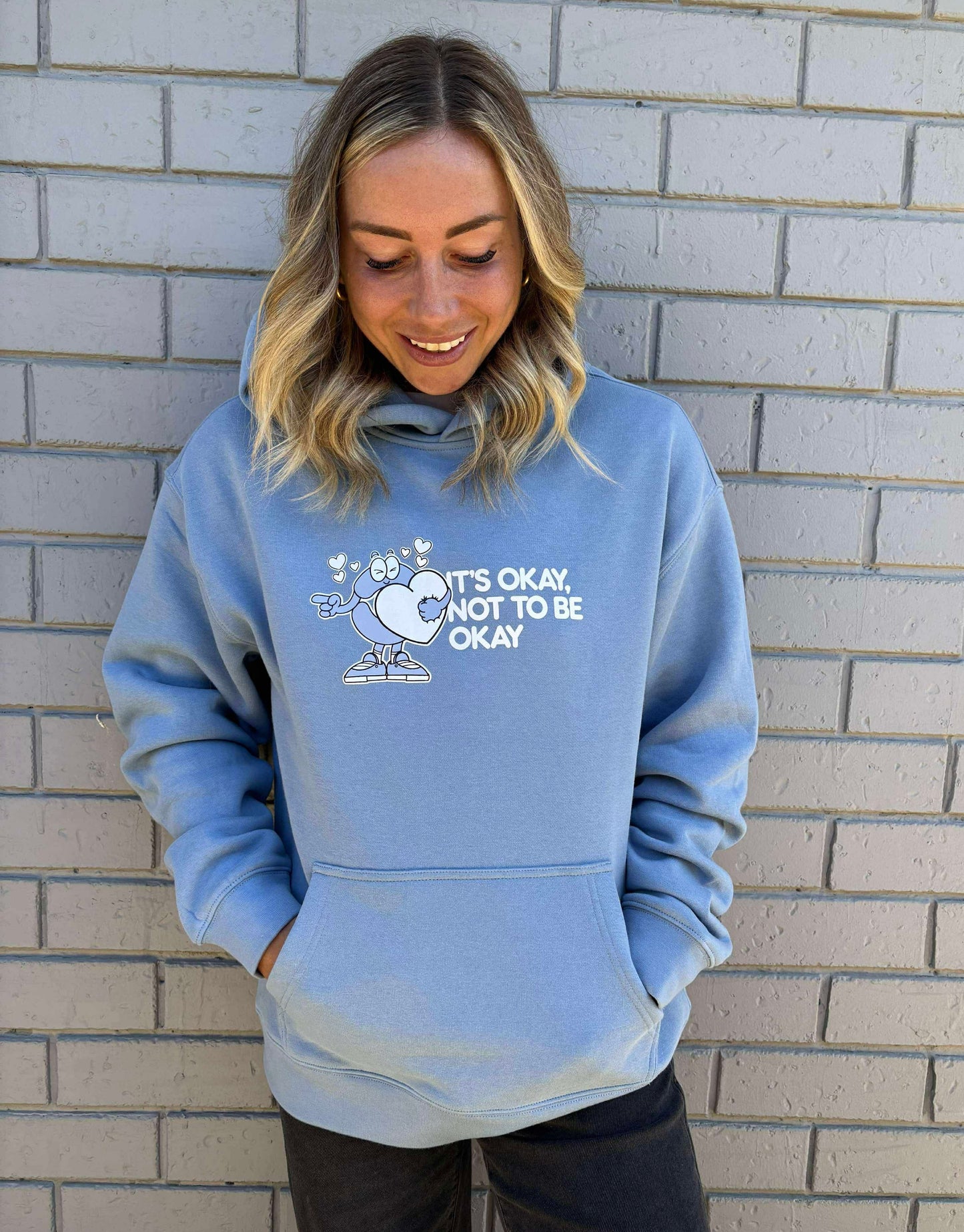 You Are Worthy Hoody - Unisex Light Blue