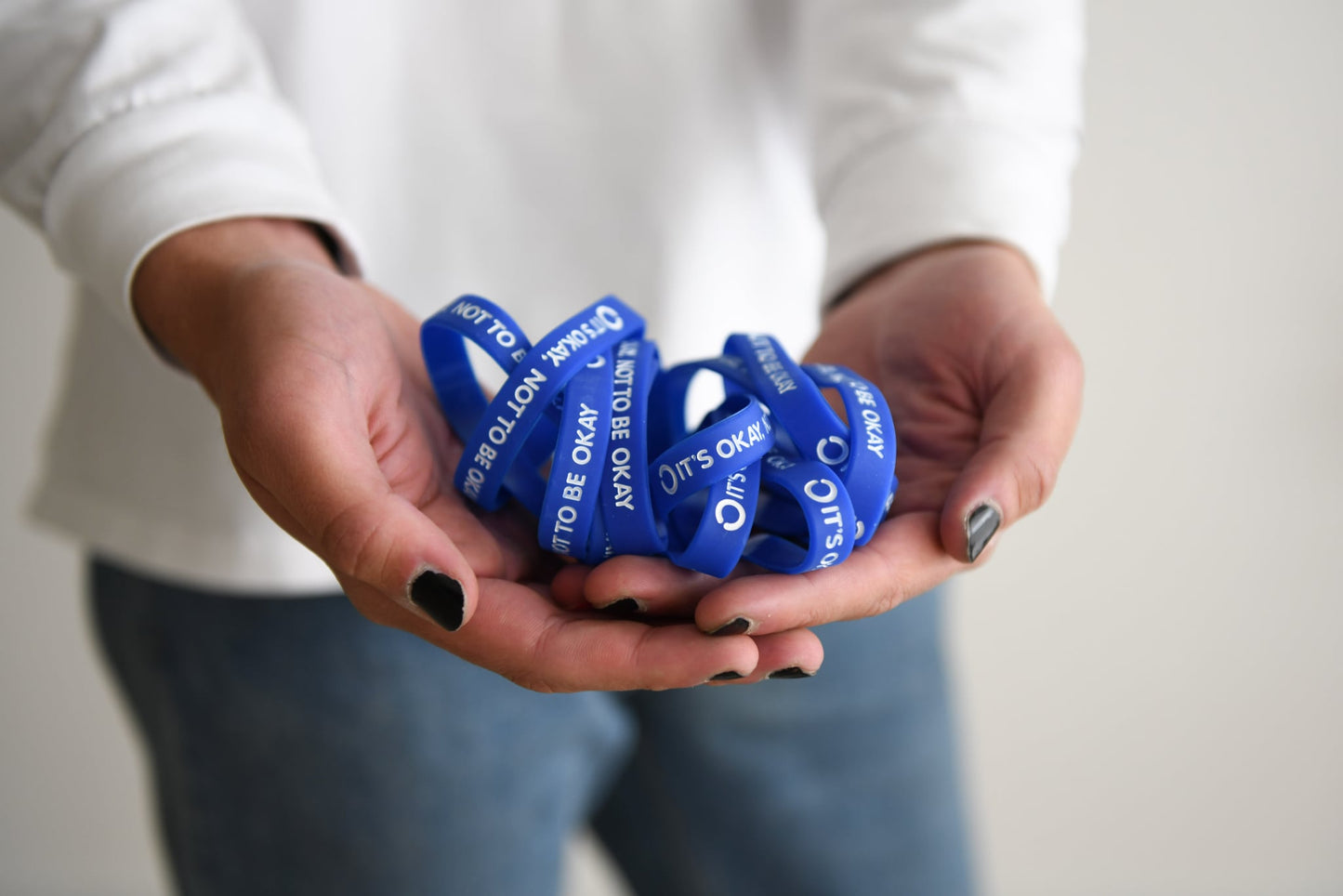 Dark Blue Adult Wristband