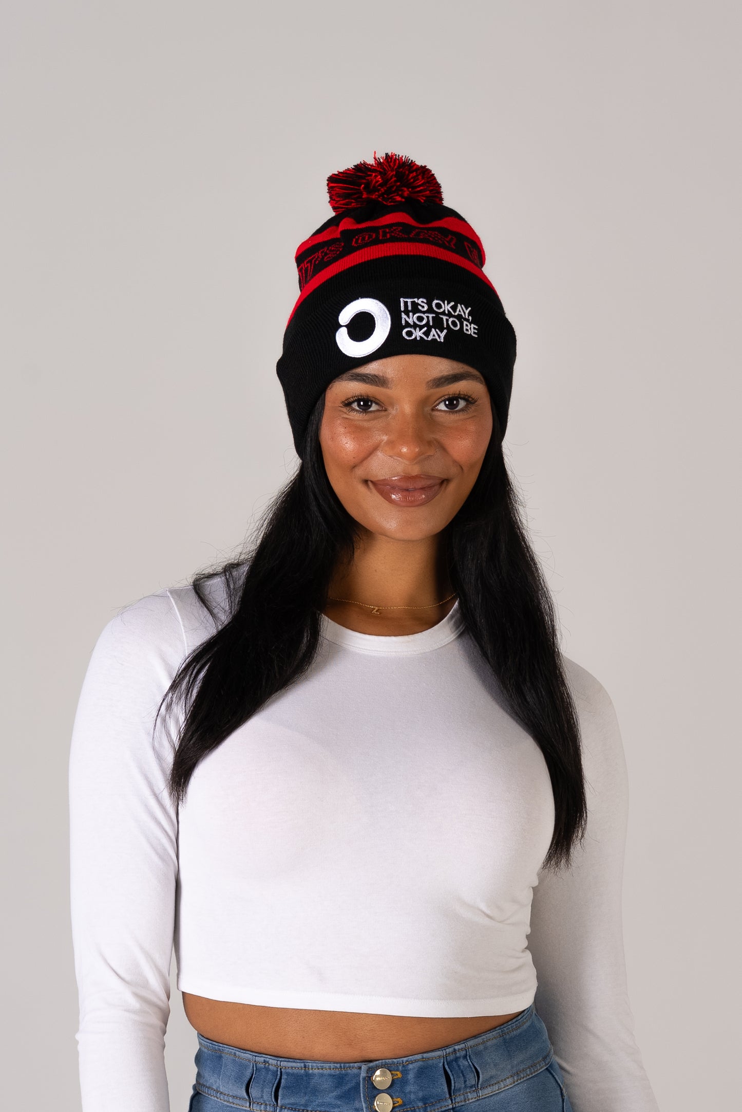 Black & Red Beanie