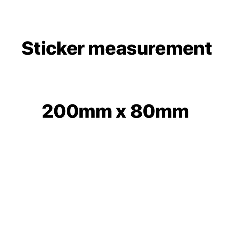 Sticker - White