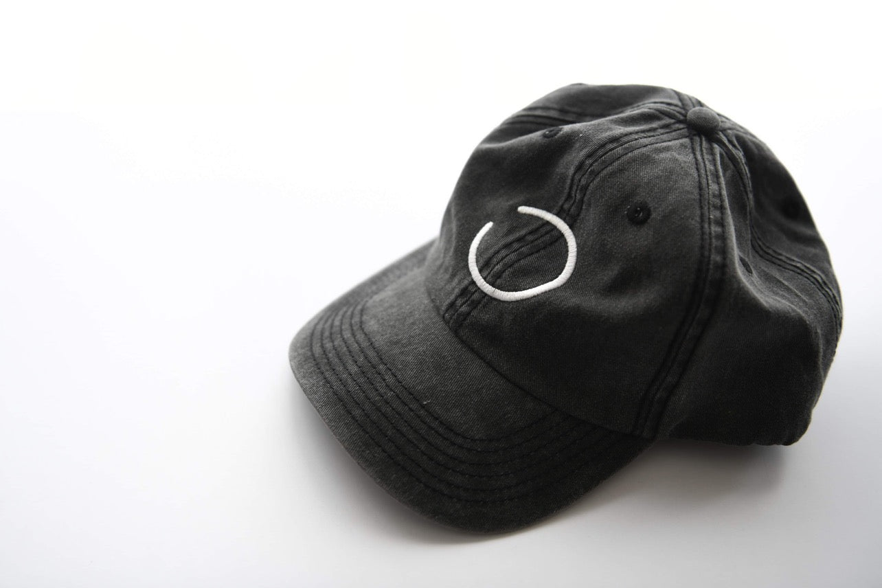 Black Stonewash Cap