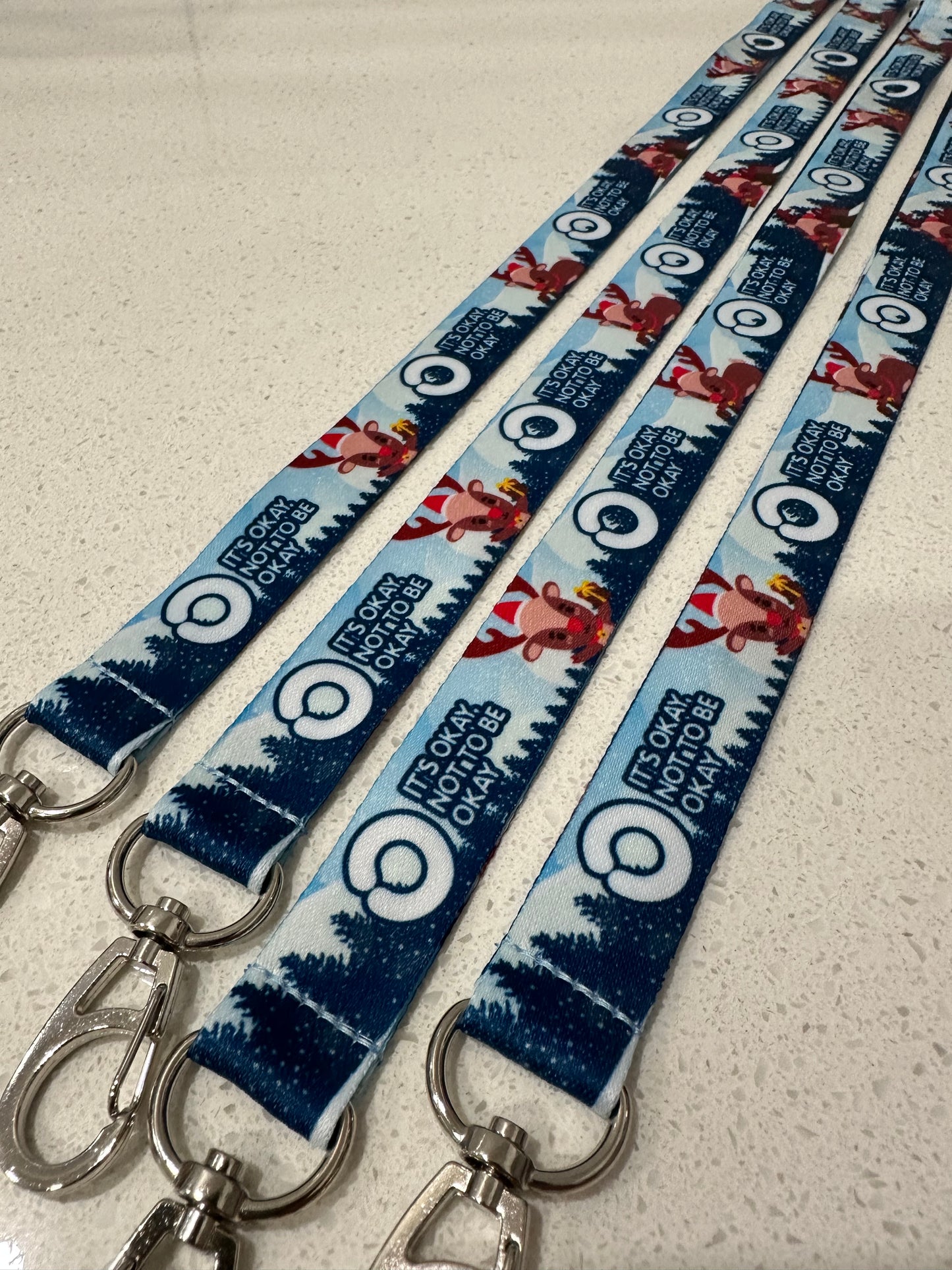 Christmas Lanyard with Safety Clip