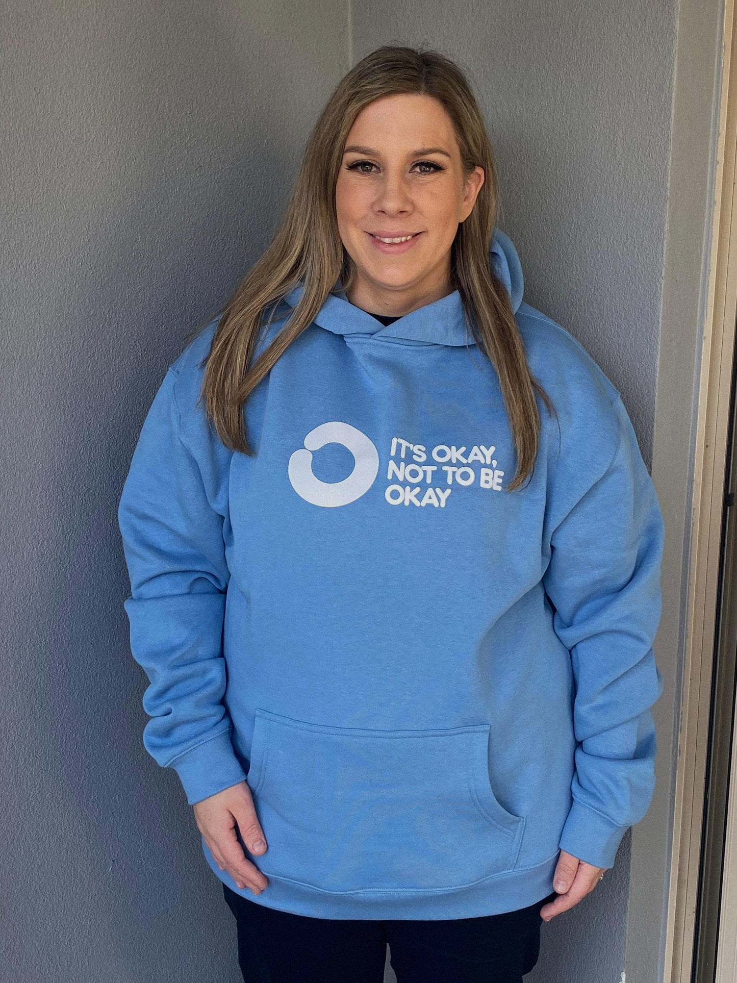 SALE! Blue Unisex Quote Hoody