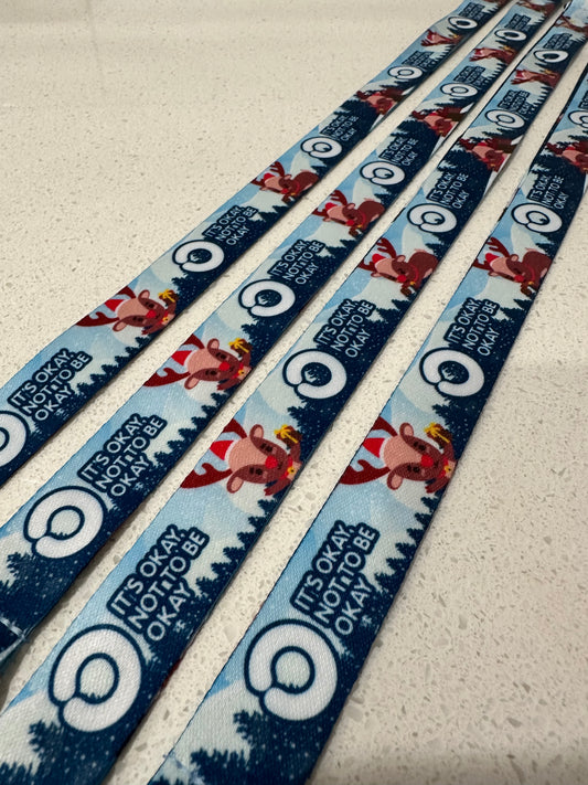 Christmas Lanyard with Safety Clip