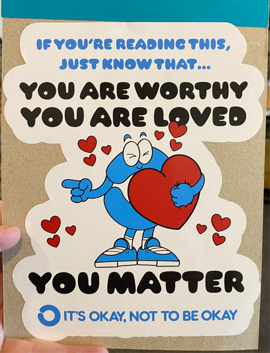 You Are Worthy Sticker