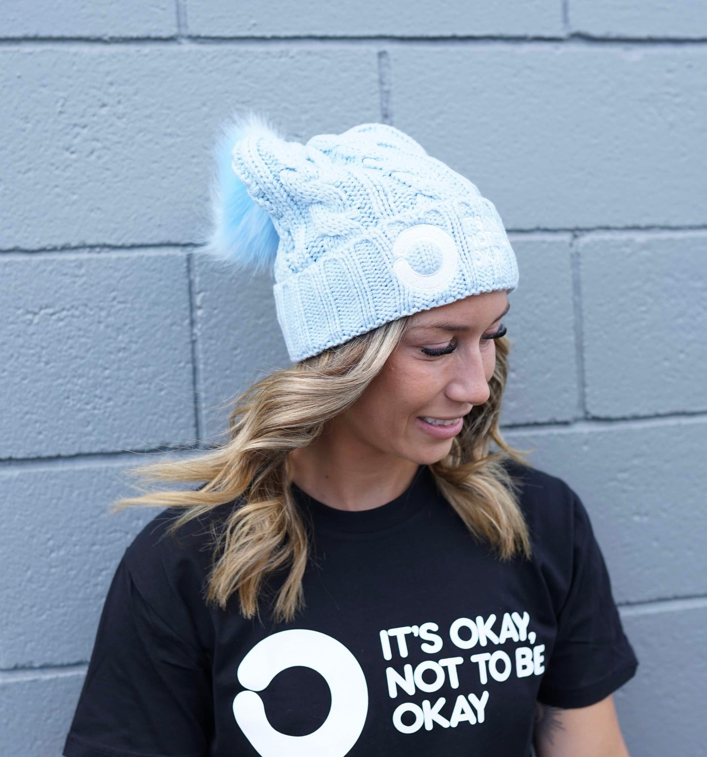 SALE! Light Blue Knit Beanie