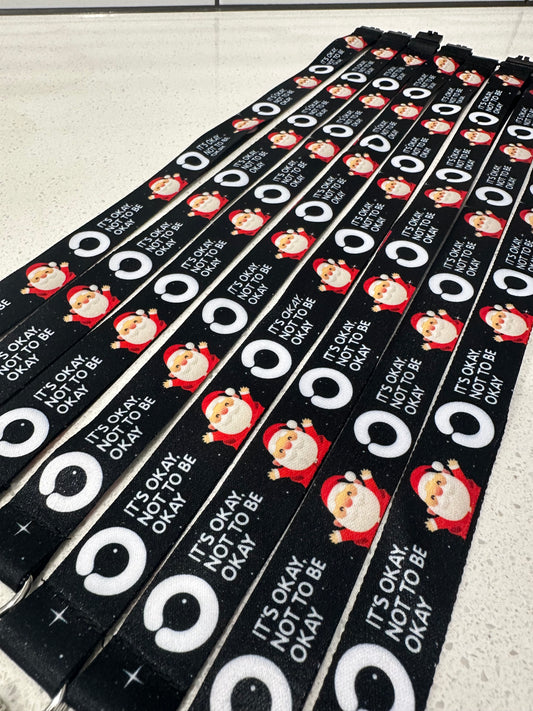 Santa Lanyard with Safety Clip