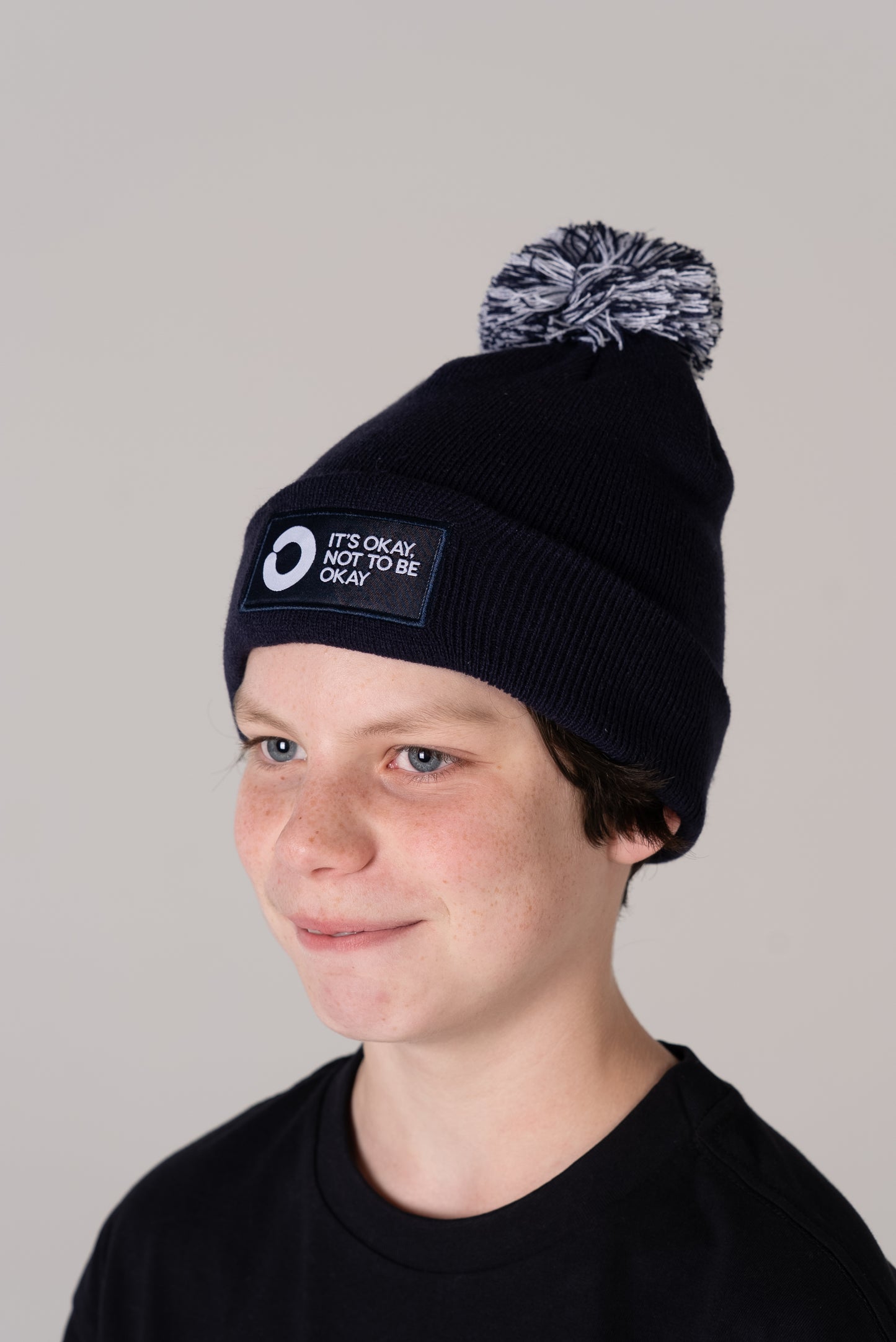Navy Kids Beanie